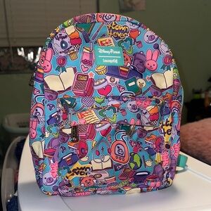 Loungefly Disney Kids Backpack - Colorful Print